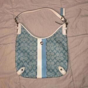 Coach Women's Blue and Multi Bag